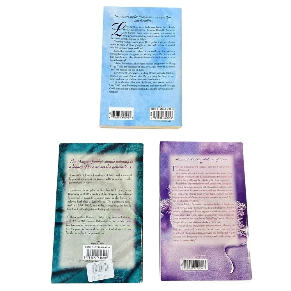 Love Story Collection Romance Novels Paperback Book Bundles Set of 3 Book Sale